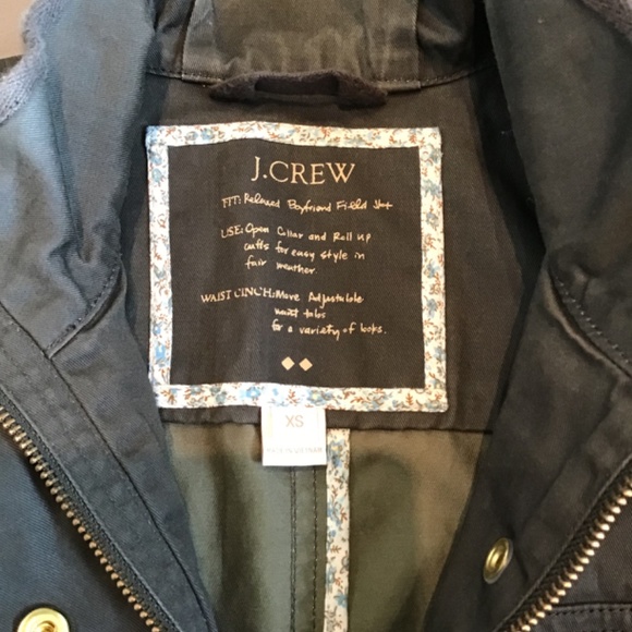 J. Crew Relaxed Boyfriend Field Jacket - Picture 7 of 8